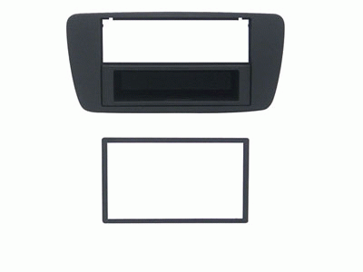 Maska Seat Ibiza (2-DIN, metalik črna)