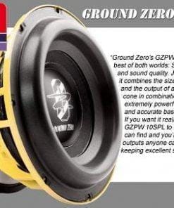 Ground Zero GZPW 10SPL EISA award