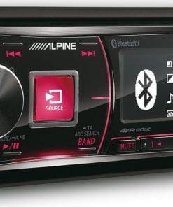 Alpine CDE-178BT red