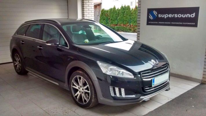 Peugeot 508 RHX: parkirna kamera na tovarniškem zaslonu 2