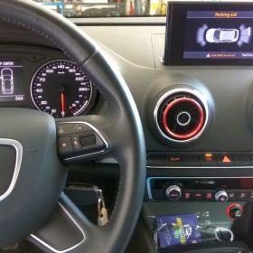 Audi A3 (8V): OEM prednji senzorji in parkirna kamera 17