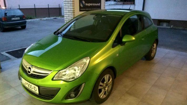 Opel Corsa: Senzorji spredaj in zadaj 9