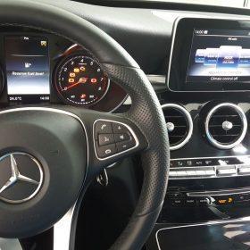 Mercedes C (W205): Vzvratna kamera na OEM zaslon 2