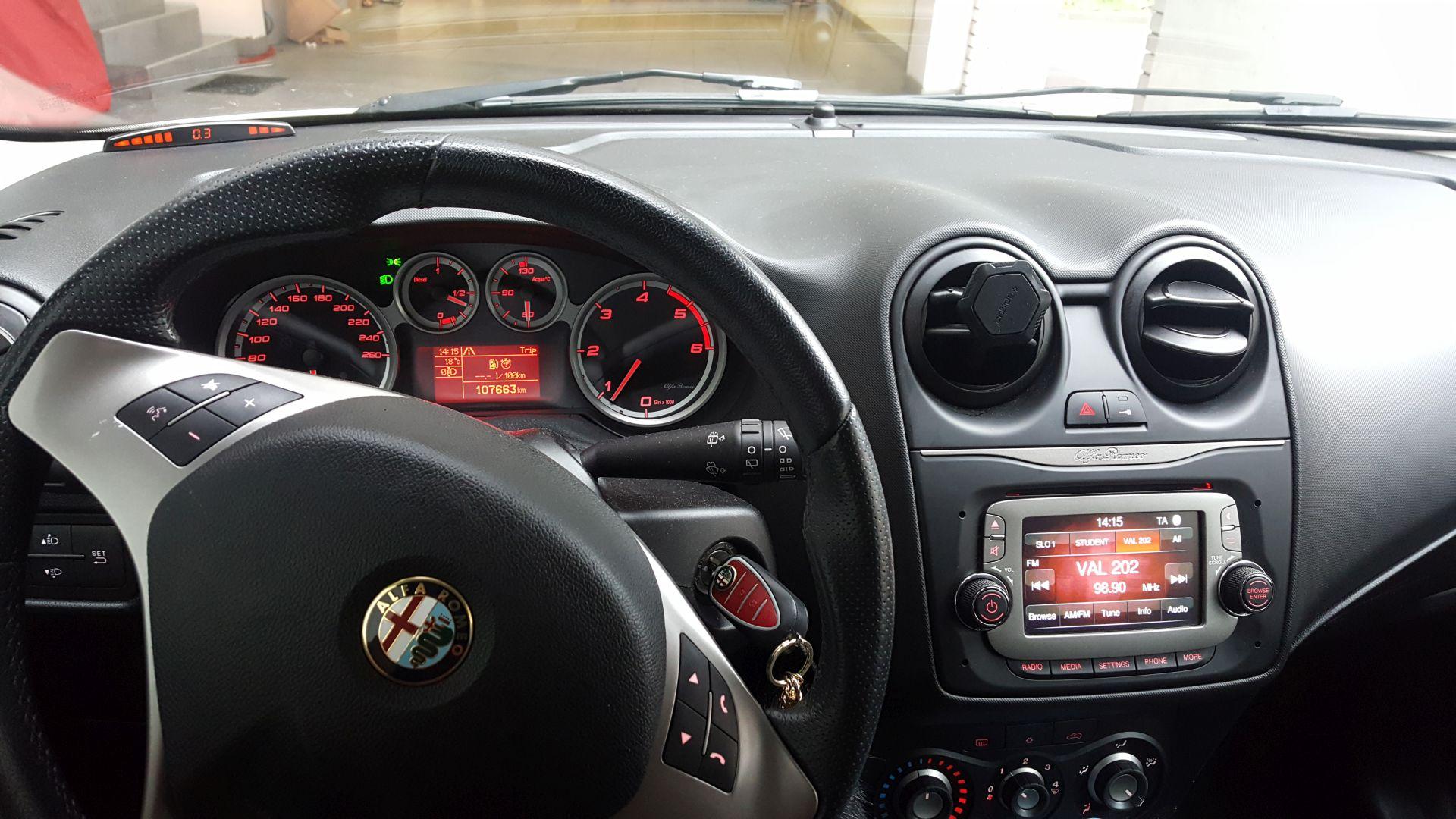 Alfa Romeo Mito: parkirni senzorji zadaj 5