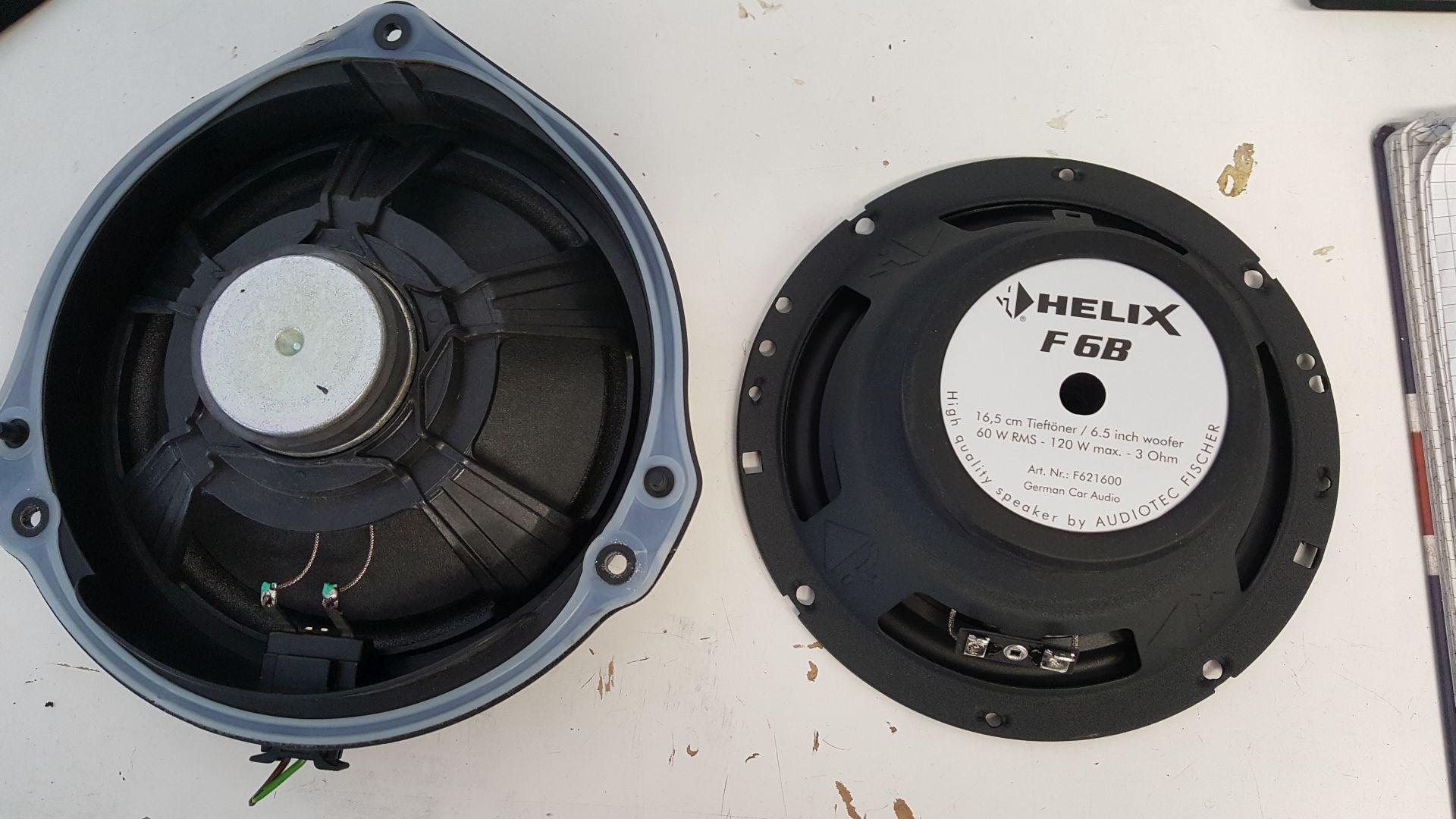 Mercedes E (W212): menjava mid-bass zvočnikov 3