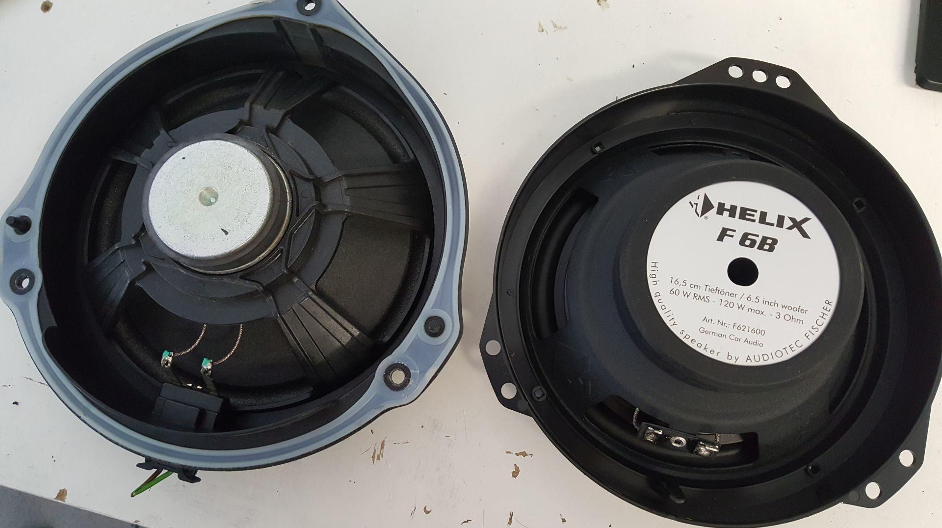 Mercedes E (W212): menjava mid-bass zvočnikov 4