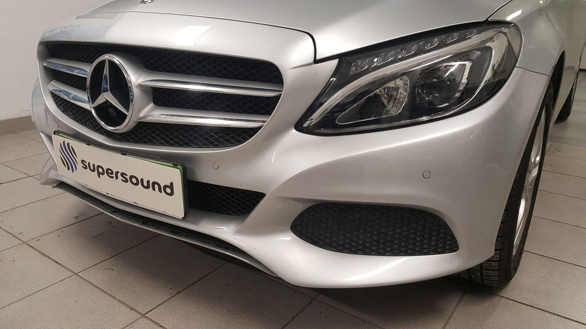 Mercedes C (W205): senzorji spredaj in zadaj, 2x kamera 2