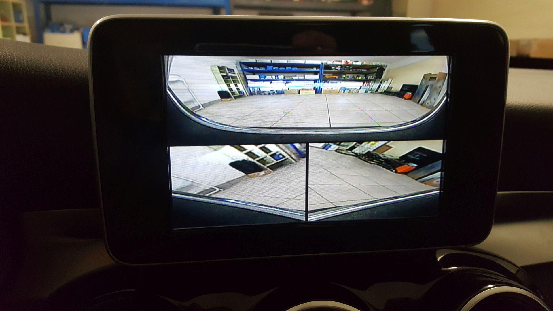 Mercedes C (W205): senzorji spredaj in zadaj, 2x kamera 17