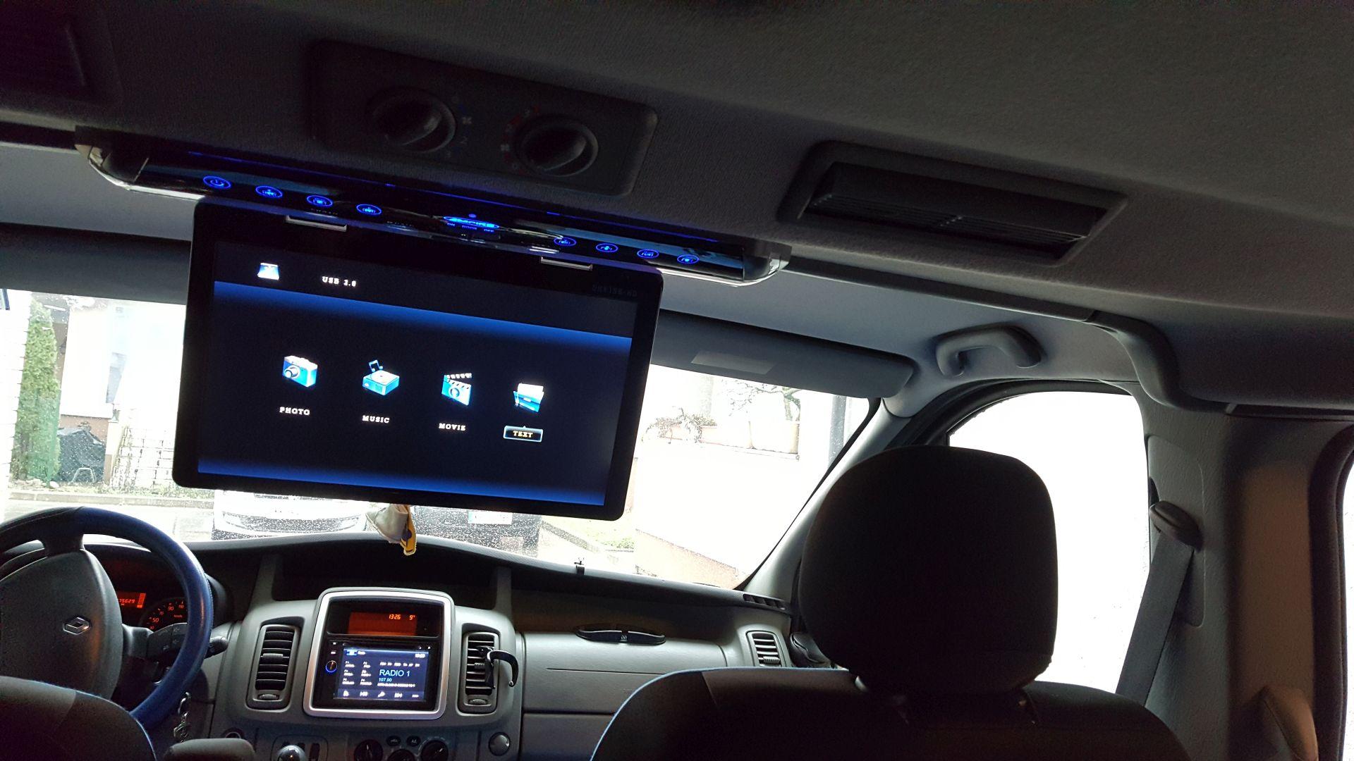 Renault Trafic: stropni LCD zaslon 10.1" 9