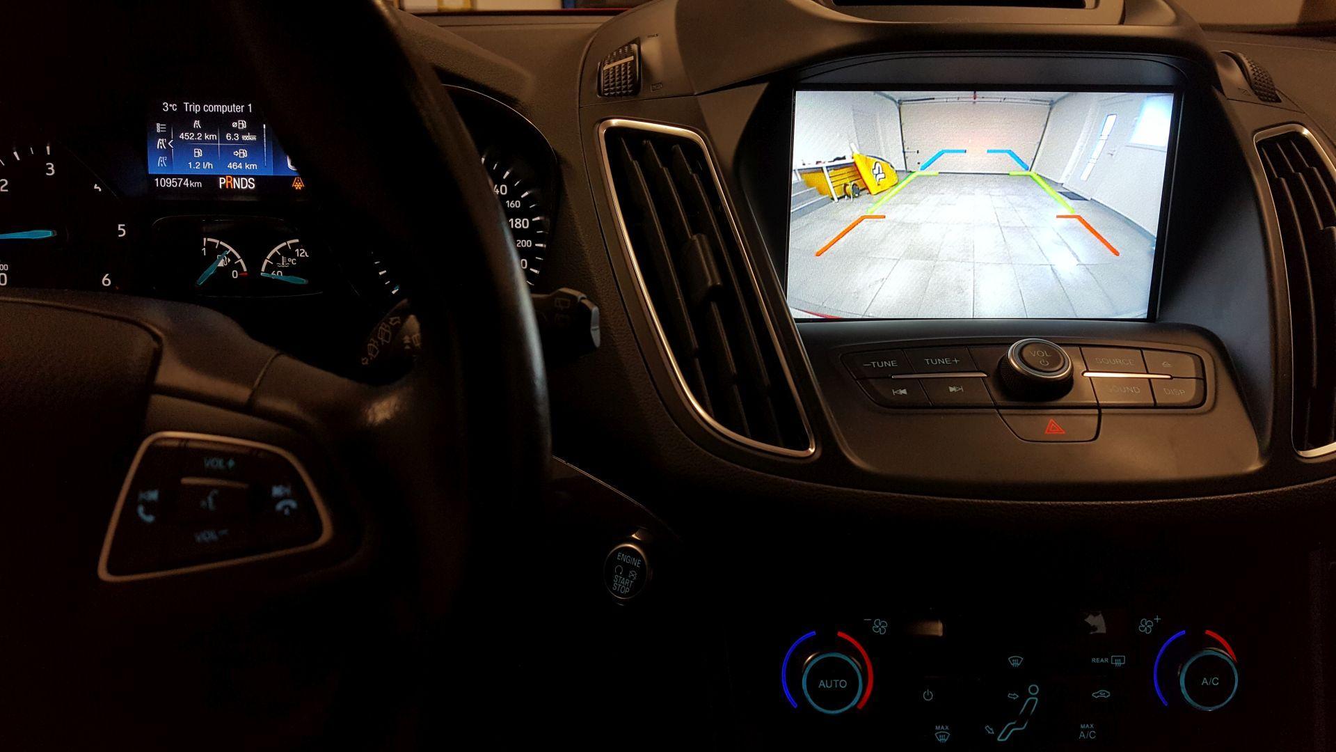 Ford C-Max: vzvratna kamera na Sync3 sistem 6