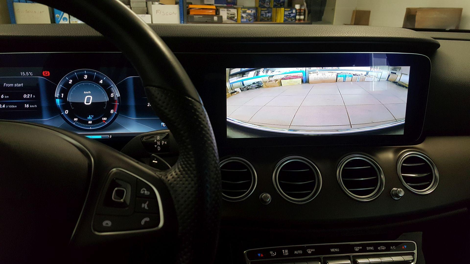 Mercedes E (W213): kamera spredaj in zadaj 9