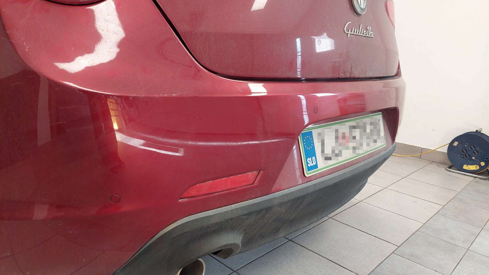 Alfa Romeo Giulietta (2012) - parkirni senzorji zadaj z LED prikazovalnikom 3