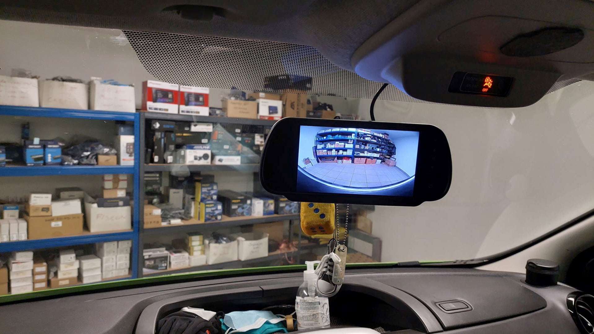 Opel Vivaro (2015) - 2x kamera na LCD zaslon v ogledalu 6